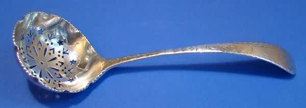 Edwardian Antique Silver Sugar Sifter Spoon- Daniel Bexfield